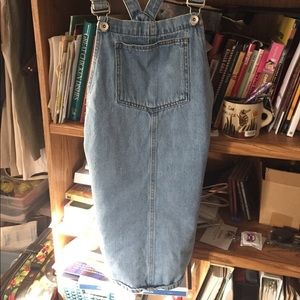 ASOS women’s overall mini dress WITH POCKETS